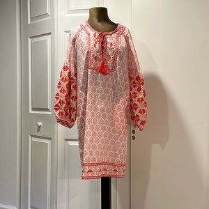 Roller Rabbit Pink and Red Tunic